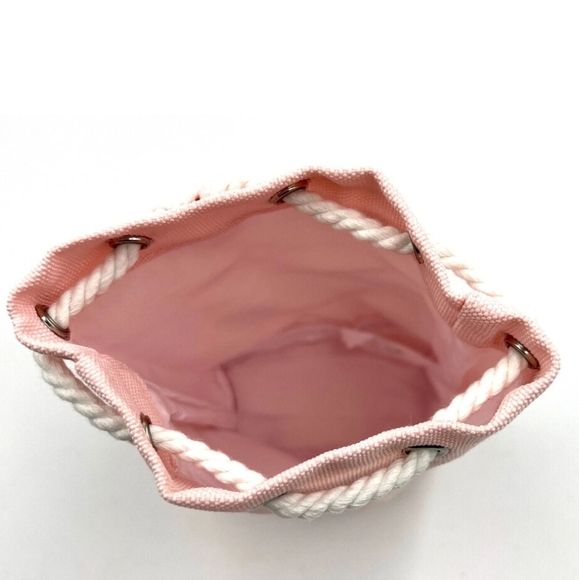 DIOR Pink Mini Bucket Bag with Drawstring Closure, New! - Picture 3 of 5